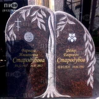 Оригинальный памятник из гранита Балтийский