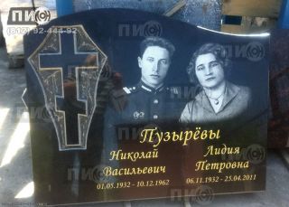 Памятник на двоих из гранита СВ-03